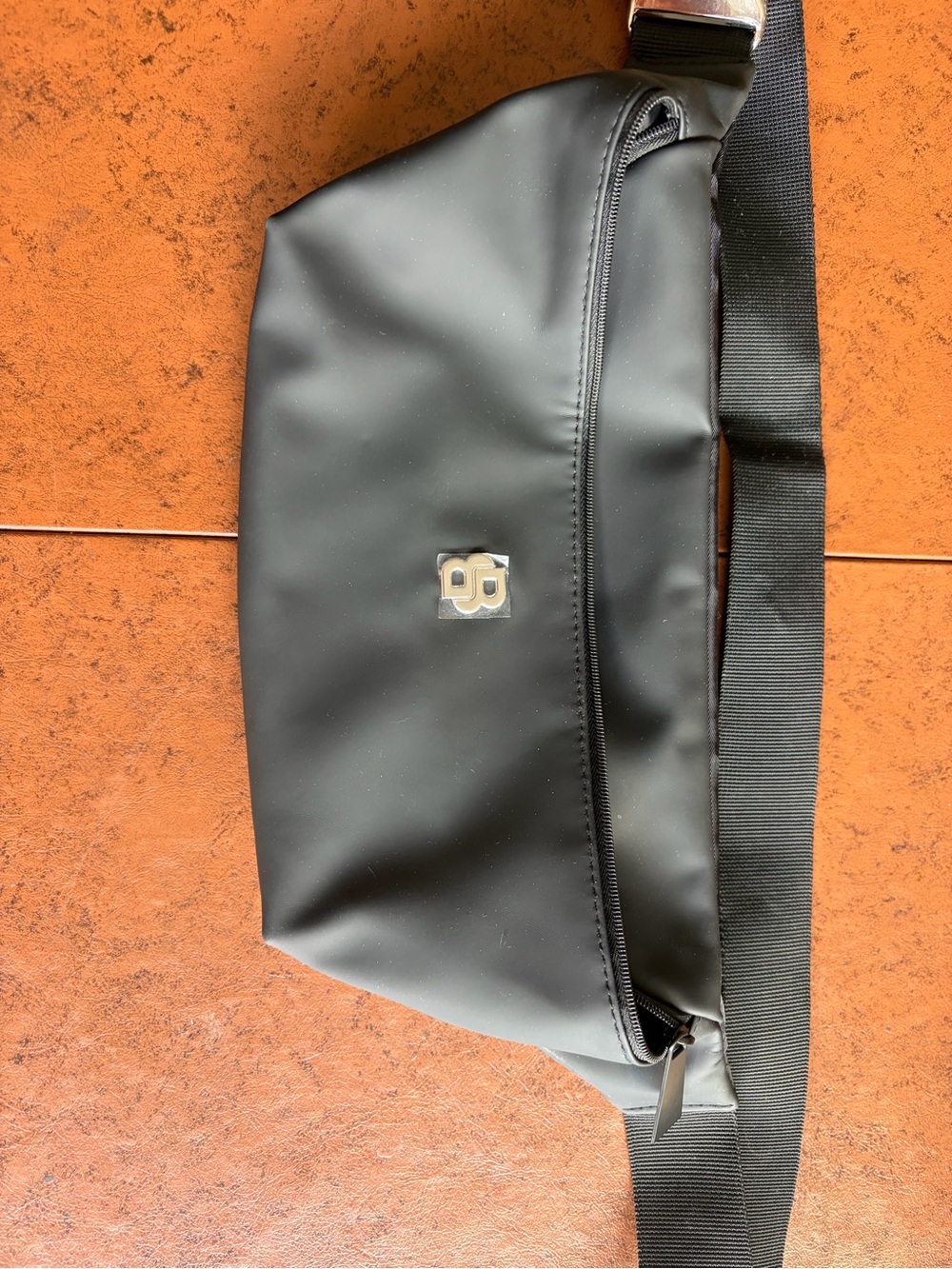 Hugo Boss Parfums Men's Black Crossbody Sling Bag